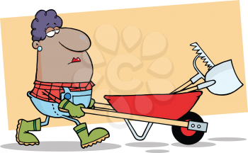 Wheelbarrow Clipart