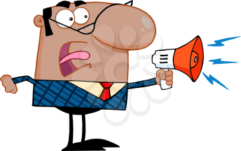 Shouting Clipart