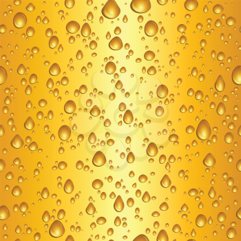 Seamless tile background of beer drops
