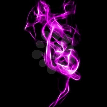 Abstract fractal background with a smoke effect