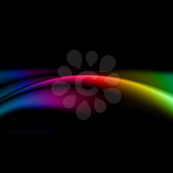 Abstract design background with rainbow colours