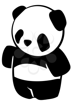 Royalty Free Clipart Image of a Panda