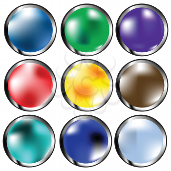 Royalty Free Collection of Buttons