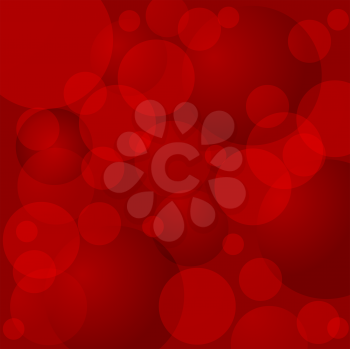 Background with red circles