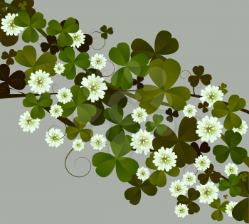 clover or shamrock suitable for St. Patrick's Day 