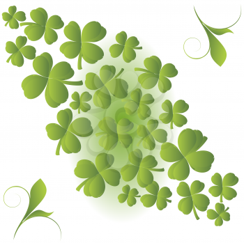 Clover background for St. Patrick's Day