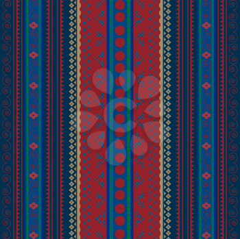 Background with African ornaments, pattern