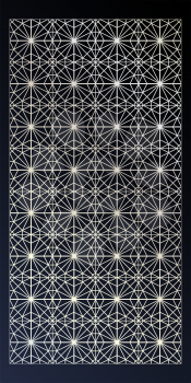 Arabic ‌inspired decorative background, laser cut vector template
