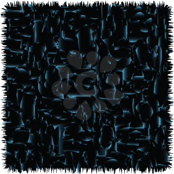 Royalty Free Clipart Image of a Dark Background With Frayed Edges