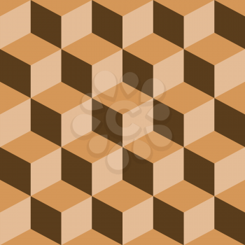 Royalty Free Clipart Image of a Brown Pattern