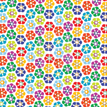 Royalty Free Clipart Image of a Strange Flower Background