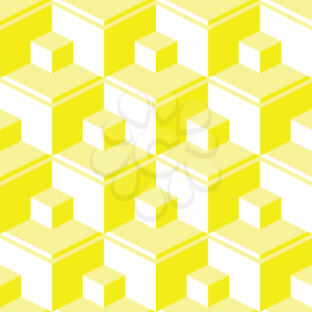 Royalty Free Clipart Image of a Yellow Pattern
