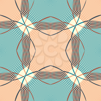 hypnotic pattern, abstract seamless texture, vector art illustration