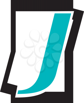 Royalty Free Clipart Image of a J