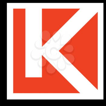Royalty Free Clipart Image of a K