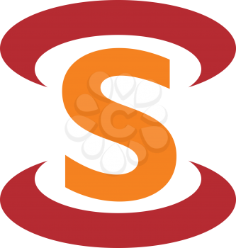 Royalty Free Clipart Image of an S