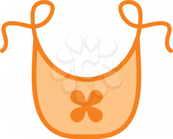 Royalty Free Clipart Image of a Bib