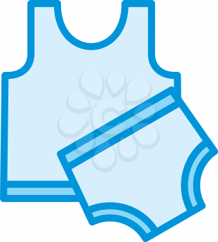 Royalty Free Clipart Image of Underwear