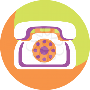 Royalty Free Clipart Image of a Telephone