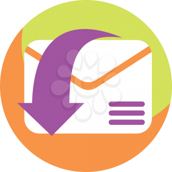 Royalty Free Clipart Image of an Email Icon