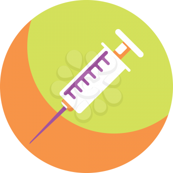 Royalty Free Clipart Image of a Syringe