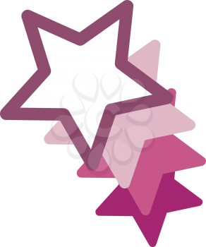 Royalty Free Clipart Image of a Star Design