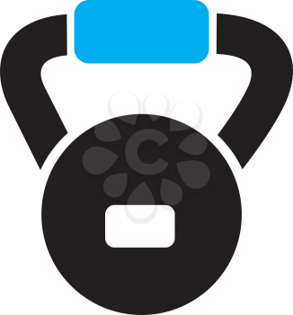 Royalty Free Clipart Image of a Kettleball