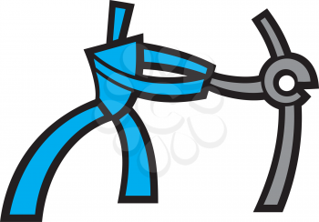 Royalty Free Clipart Image of a Guy Working Out