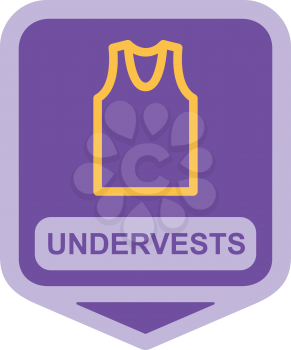 Royalty Free Clipart Image of an Undershirt