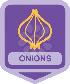 Royalty Free Clipart Image of Onions