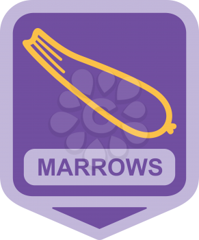 Royalty Free Clipart Image of Marrows