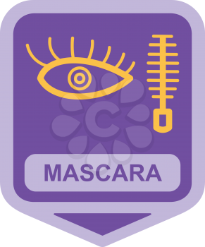 Royalty Free Clipart Image of a Mascara Brush
