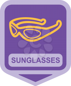 Royalty Free Clipart Image of Sunglasses