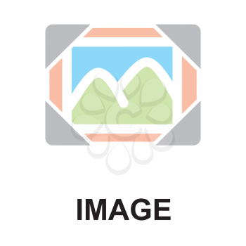 Royalty Free Clipart Image of an Image Button