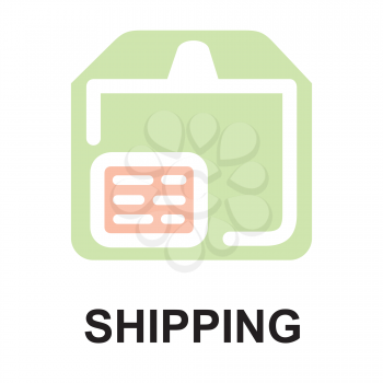 Royalty Free Clipart Image of a Shipping
