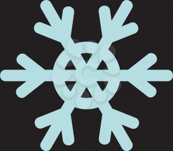 Royalty Free Clipart Image of a Snowflake