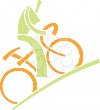Royalty Free Clipart Image of a Bicycle
