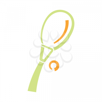 Royalty Free Clipart Image of a Tennis Racket