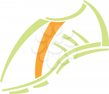 Royalty Free Clipart Image of a Sport Shoe