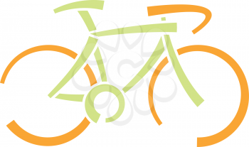 Royalty Free Clipart Image of a Bike