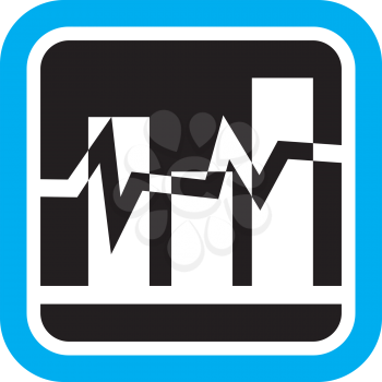 Royalty Free Clipart Image of a Business Chart