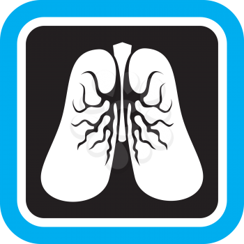 Royalty Free Clipart Image of Lungs