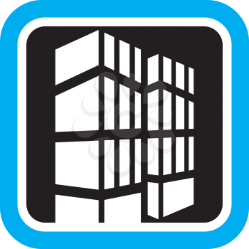 Royalty Free Clipart Image of a Buildings