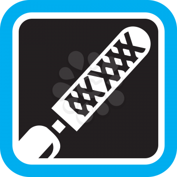 Royalty Free Clipart Image of a Rasp