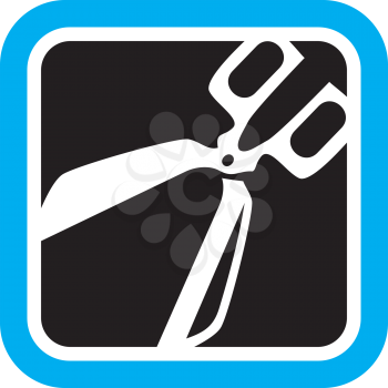 Royalty Free Clipart Image of Shears