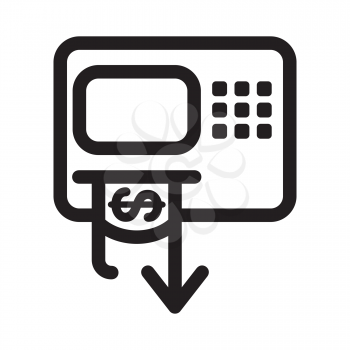 Royalty Free Clipart Image of a Bank Machine