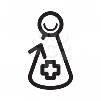 Royalty Free Clipart Image of a Healthcare Icon