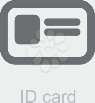 Royalty Free Clipart Image of an ID Card