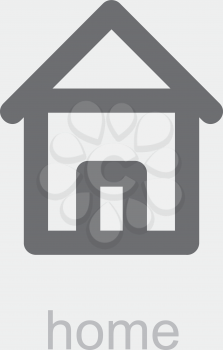 Royalty Free Clipart Image of a Home