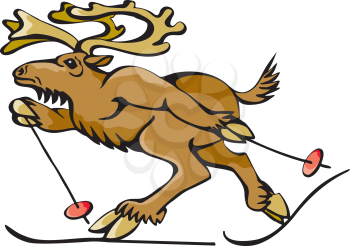 Skiing Clipart